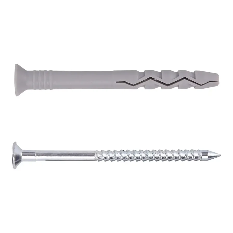 Nylon & Steel Hammer Fixing Pack - L. 8 cm Dia. 0.6