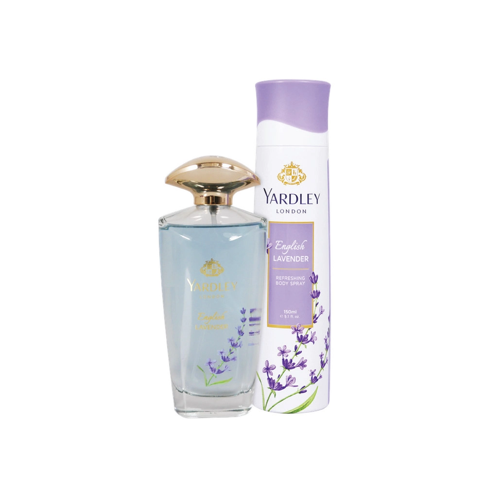 Yardley English Lavender Eau de Toilette - 125ml + English Lavender Body Spray - 150ml