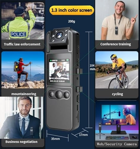 1080P HD Police Body Camera - 32GB