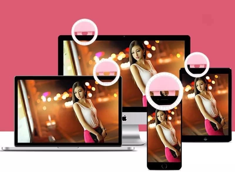 184 Selfie Ring Light - 36 LED Flash Lamp Clip