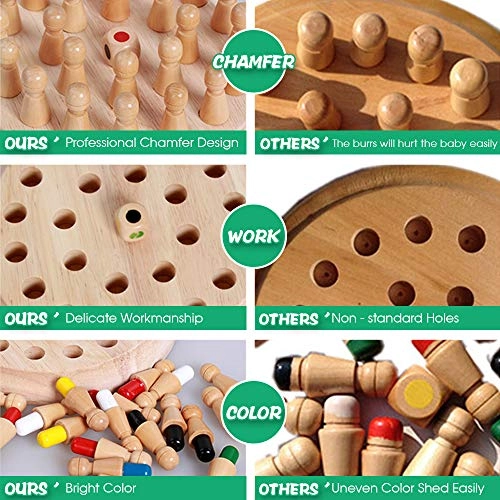 Colorful Memory Chess - 24 pieces