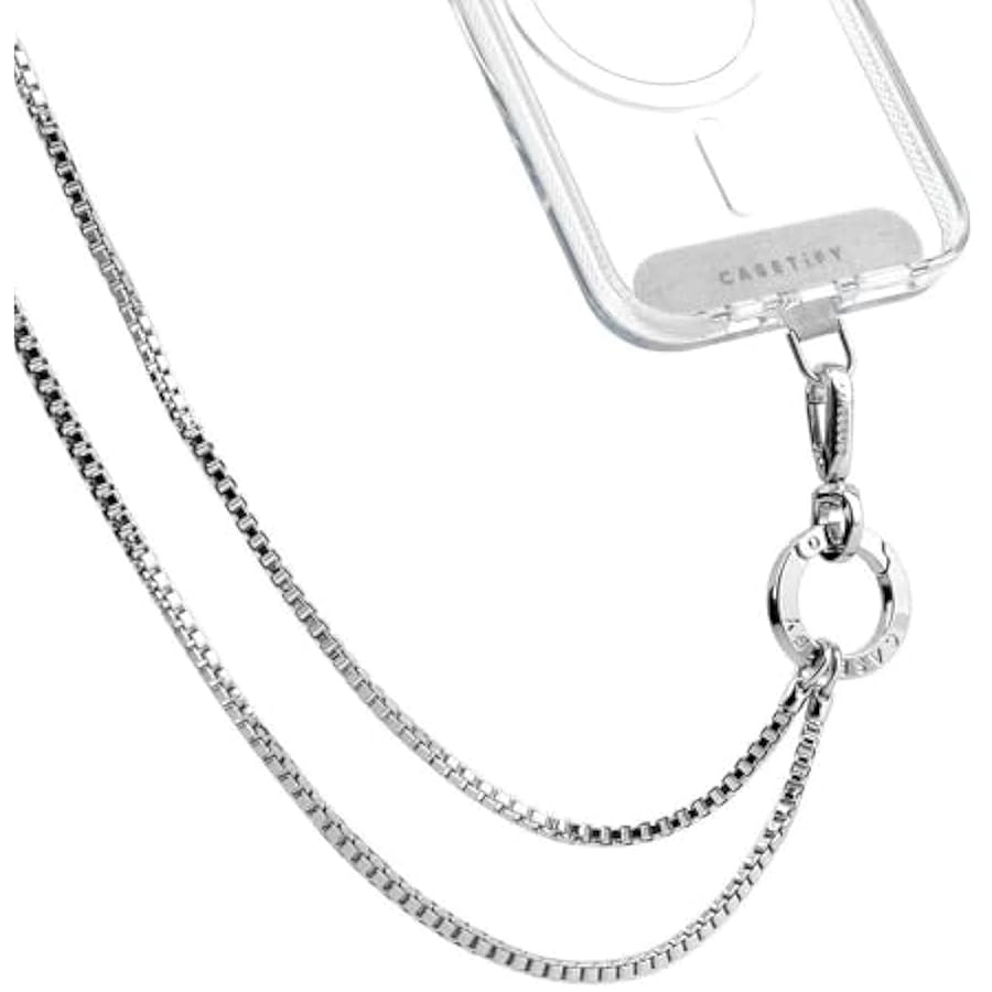 Rope Phone Strap - Adjustable Length: 130cm / 51 Rotating round carabiner