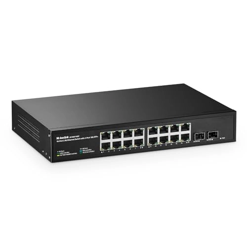 16x2.5G + 2x10G SFP 18-Ports