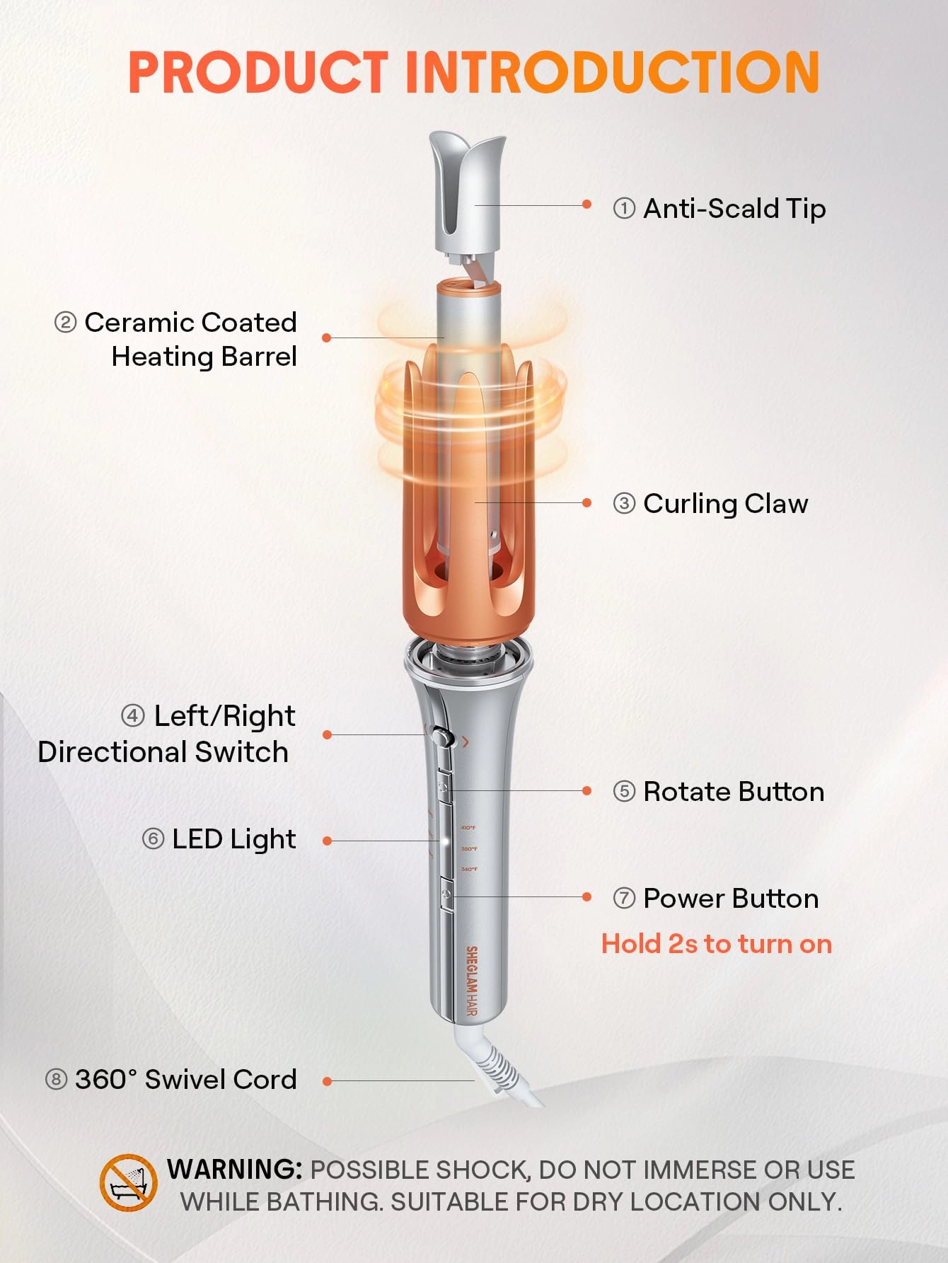 Automatic Curling Iron - 25mm