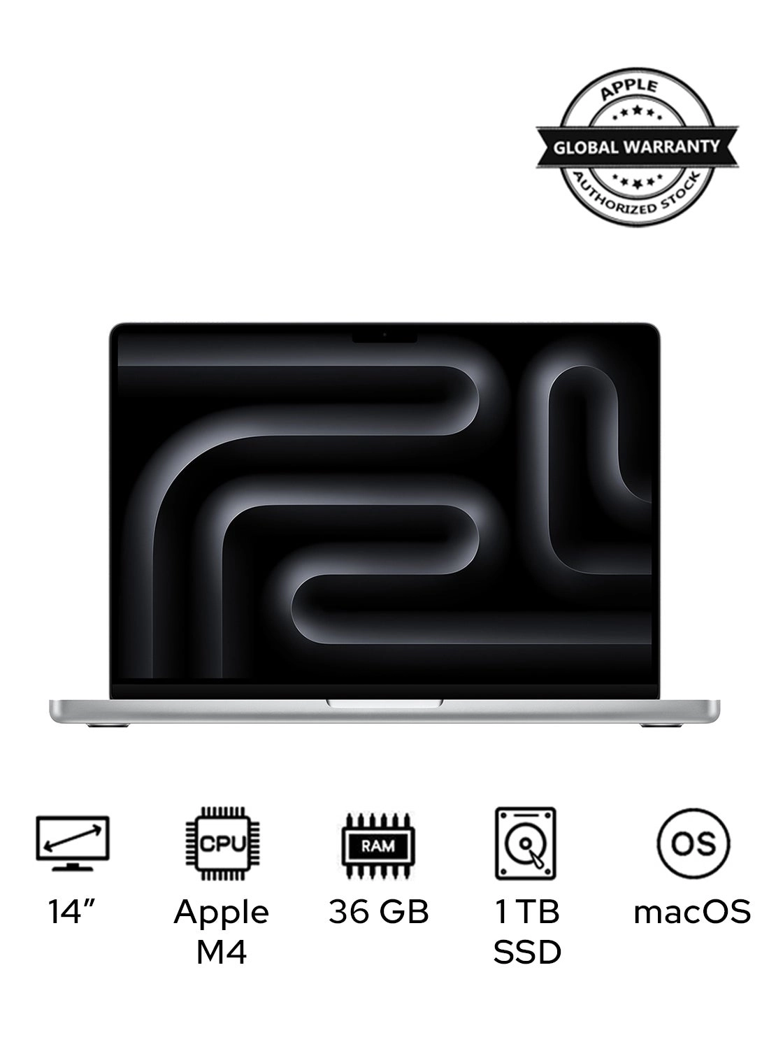 MacBook Pro 14-inch MX2G3ZS 2024 - 14.2'' M4 Pro Max 36GB Unified memory 1000GB SSD