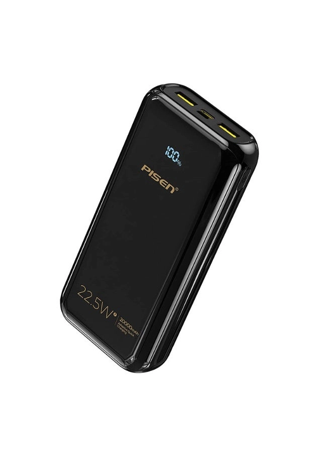 Pisen Portable Power Bank - 20000mAh 22.5W Fast Charging