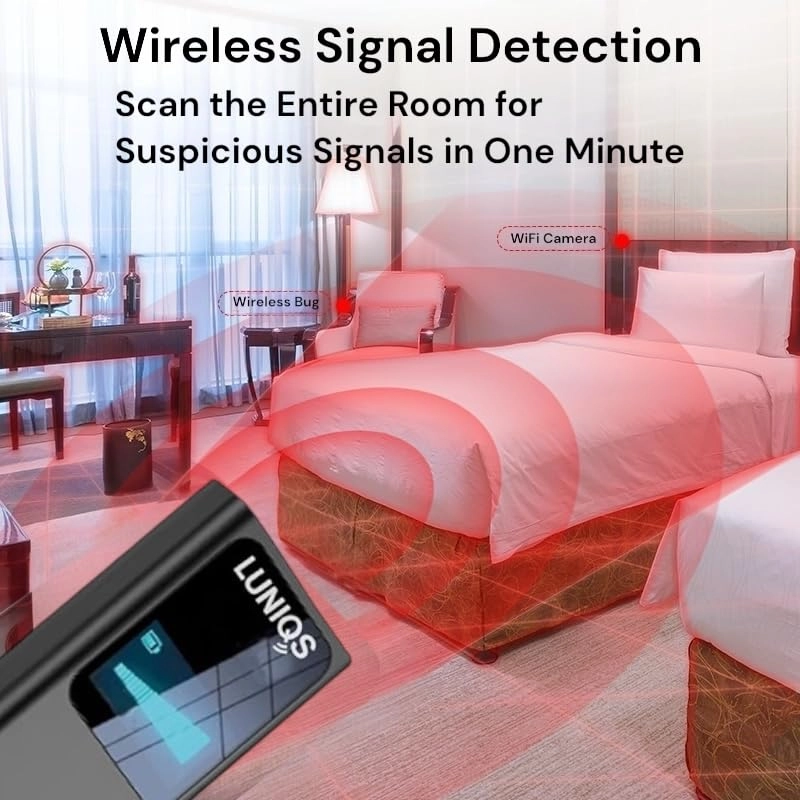 LQ-HD35 - 5-in-1 Hidden Camera Detector LCD Display