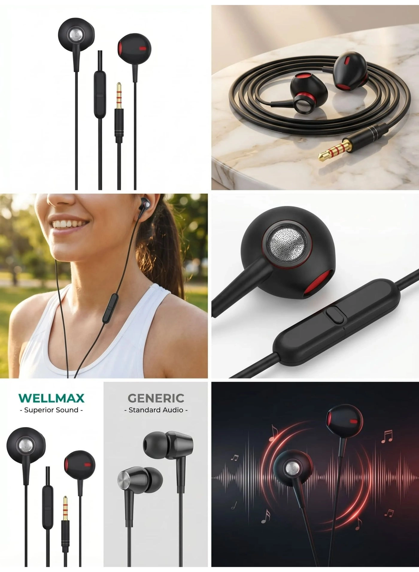 JET500 Wired Headphone