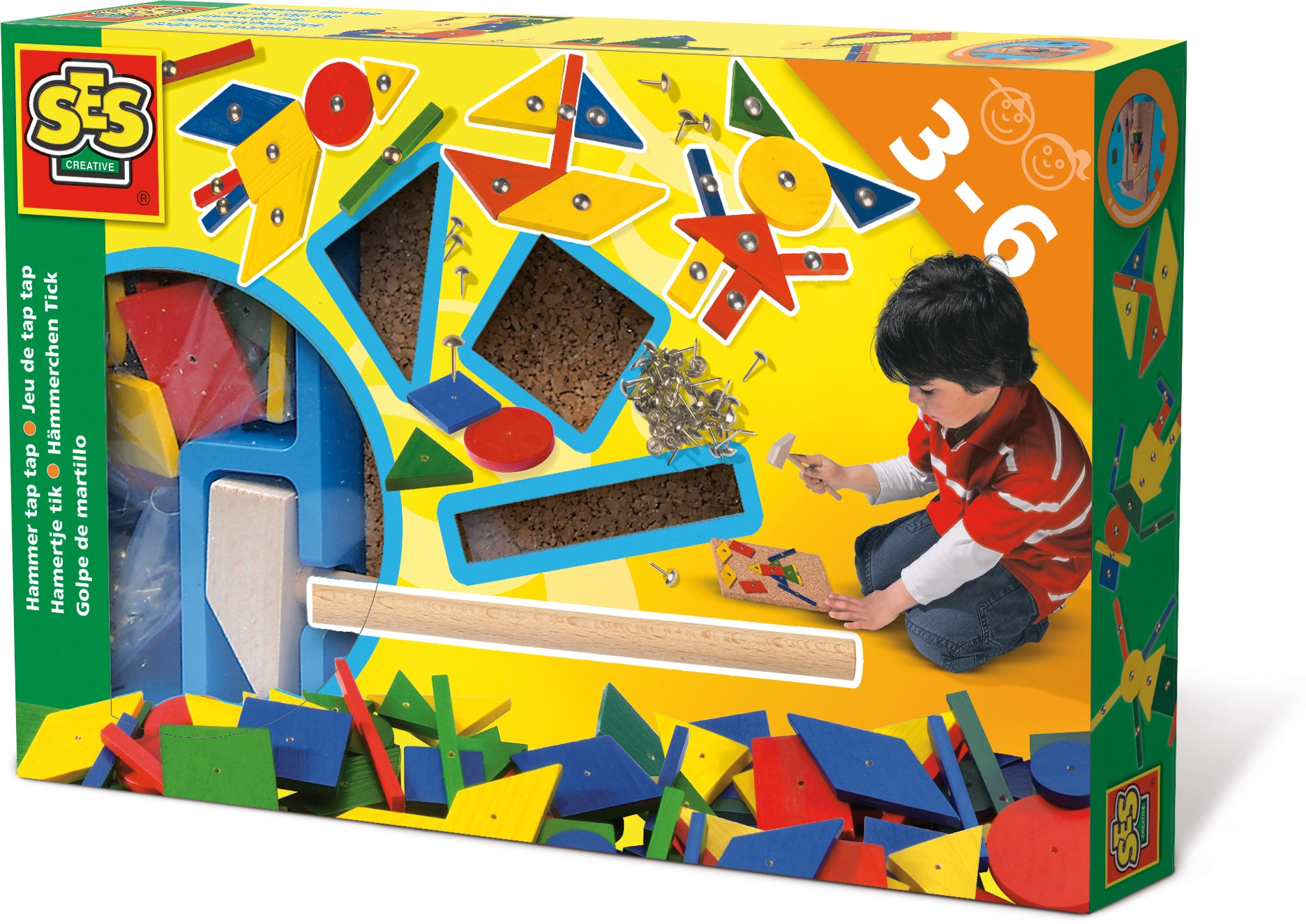 SES Creative Hammer Tic Original - Suitable for 3 years to 6 years