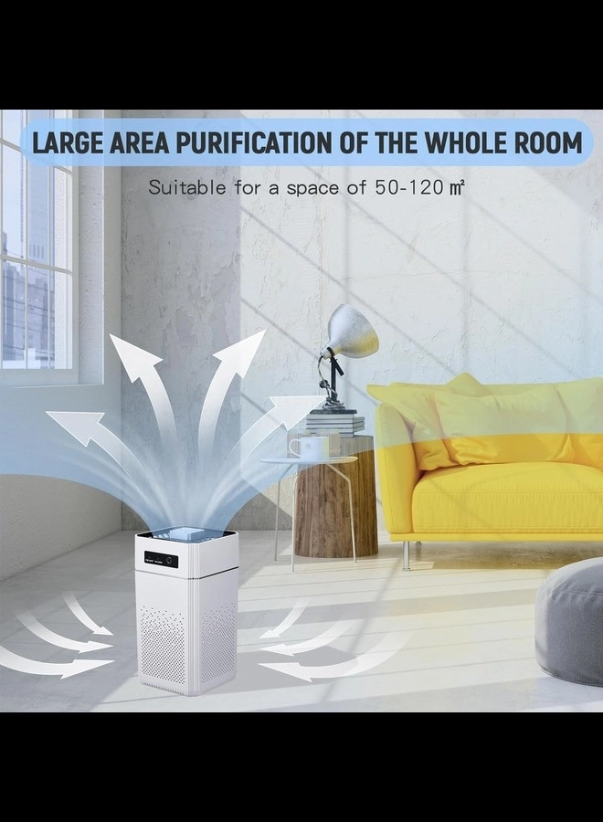 Air Purifier - 1291 Sqft H11 HEPA 2 Speeds