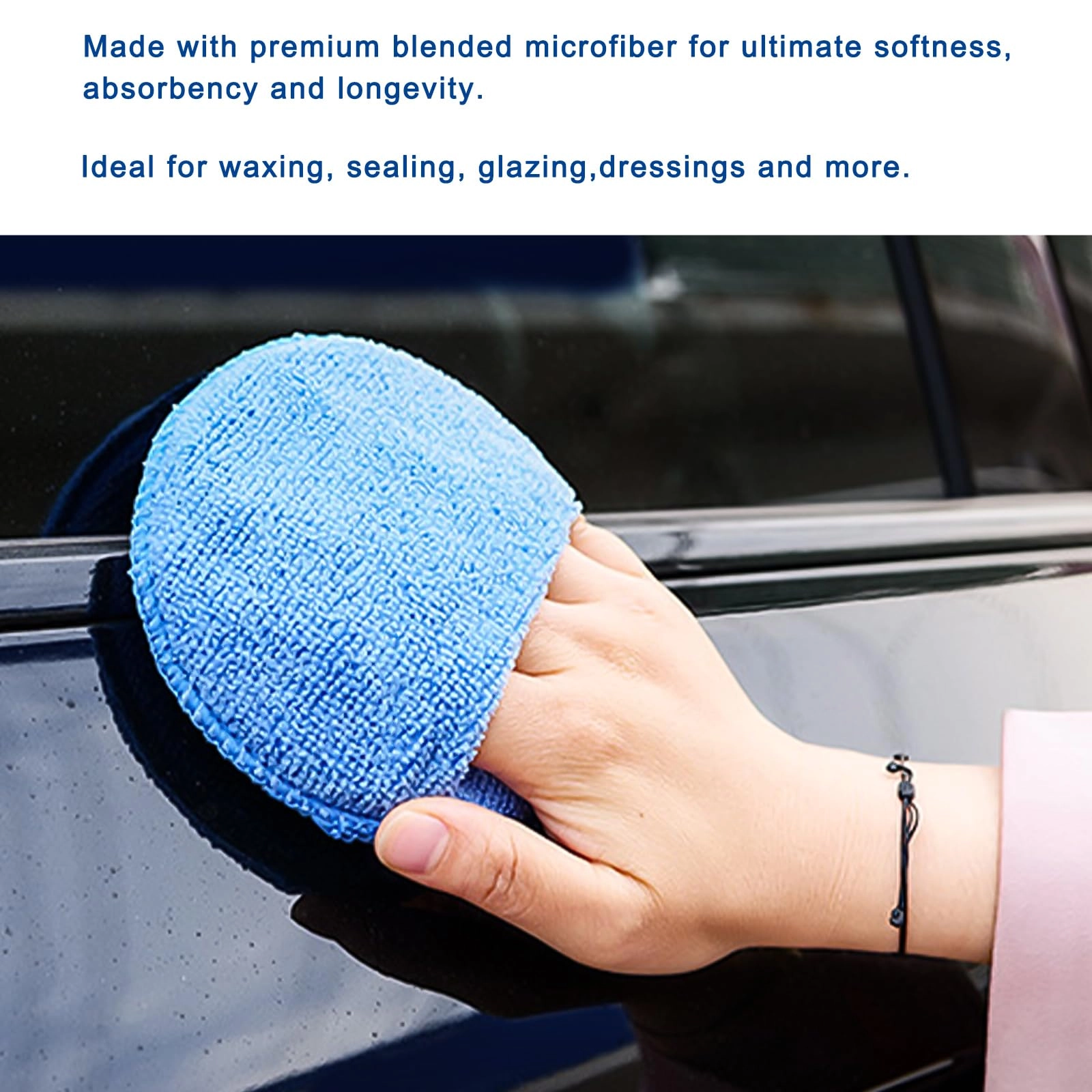 Microfiber Applicator Pads - 5 Inch