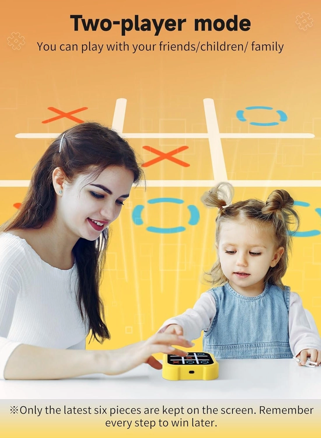 Tic Tac Toe Bolt - 3-in-1 Portable Travel Handheld