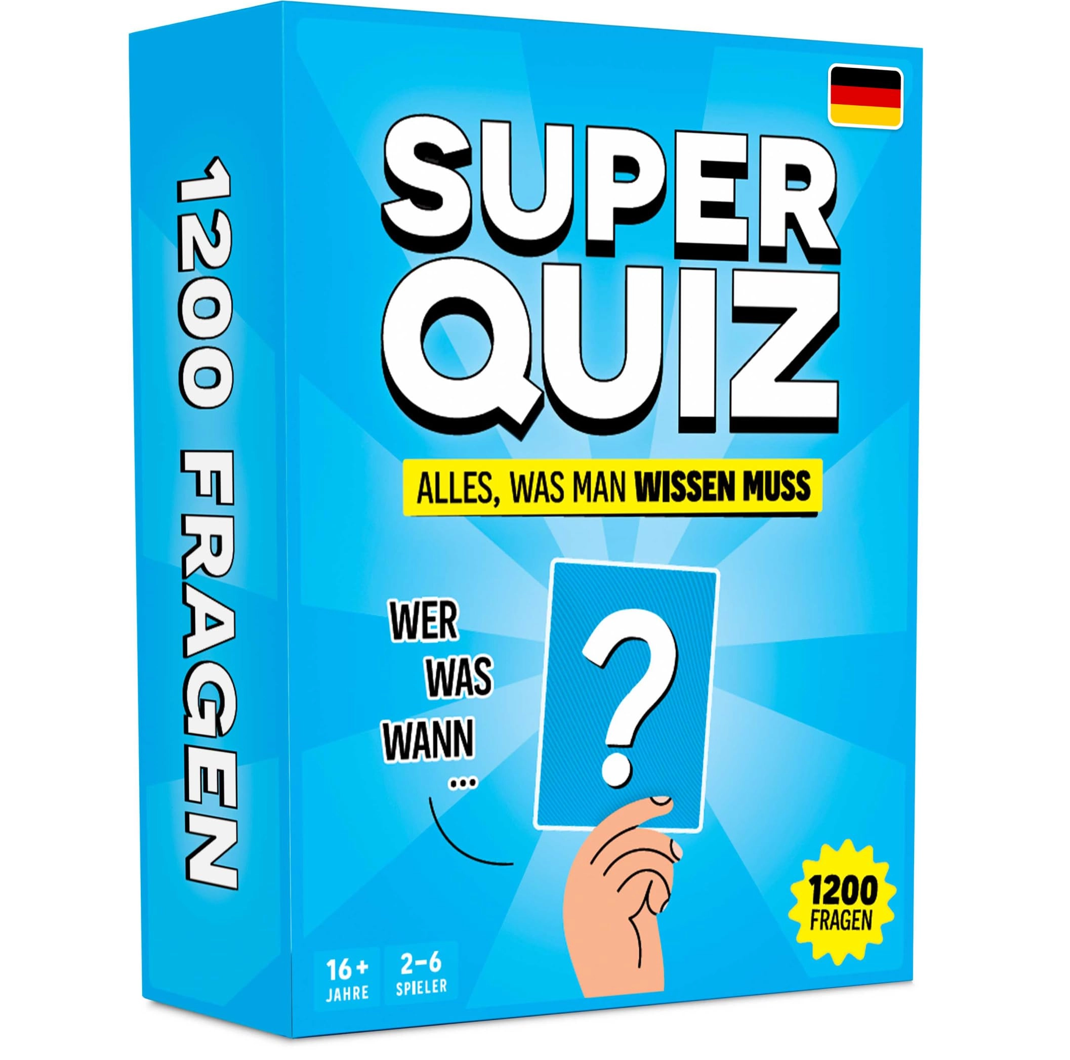 The World Game Super Quiz - 1200 Questions Trivia Cards (German)