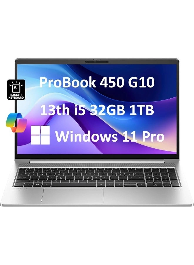 ProBook 450 G10 - 15.6'' Core i5-1334U 32GB DDR4 1TB SSD