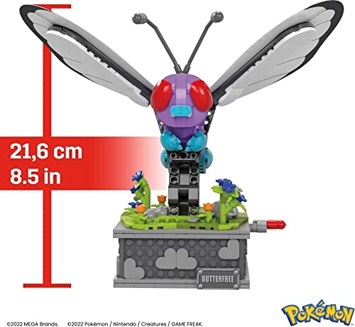 Pokémon Motion Butterfree - Brick Building Set for Collectors