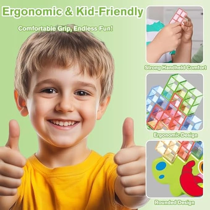 Tower Stack Balance Blocks - Crab-shaped Stacking Game