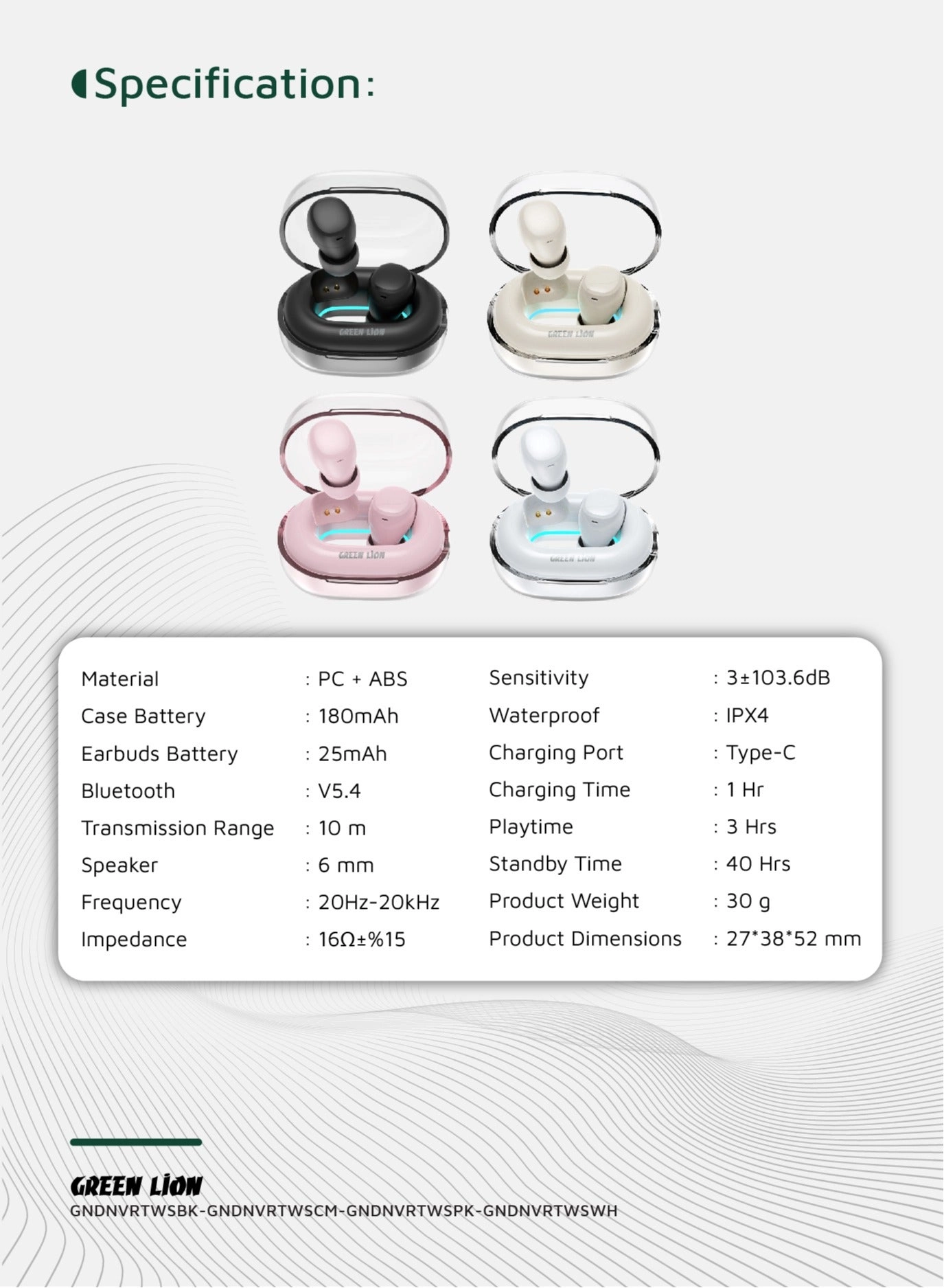 DENVER - Wireless Earbud