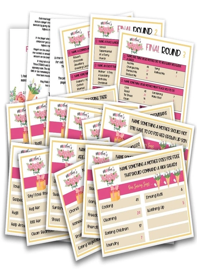 Pazag Mother's Day Friendly Feud Quiz - Party Game