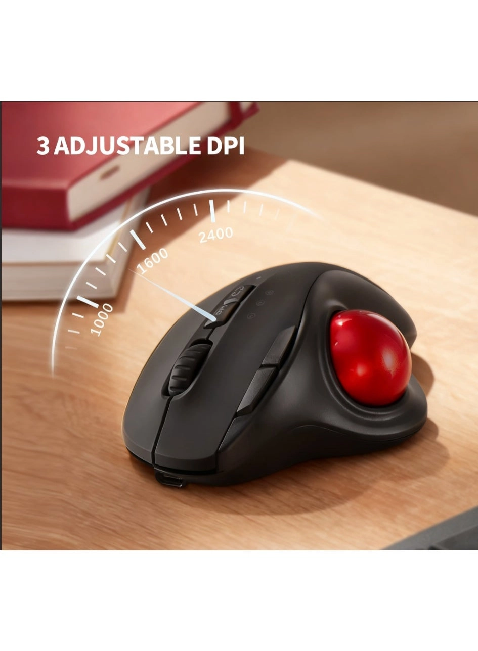 Ergonomic Trackball Mouse - Wireless