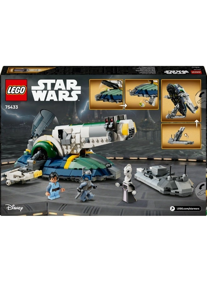 Star Wars LEGO Jango Fett's Starship - Play & Display 3 Minifigures