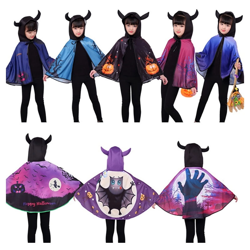 Halloween Kids Cape - Suitable for 3 to 8 years Recommended height: 90-140cm