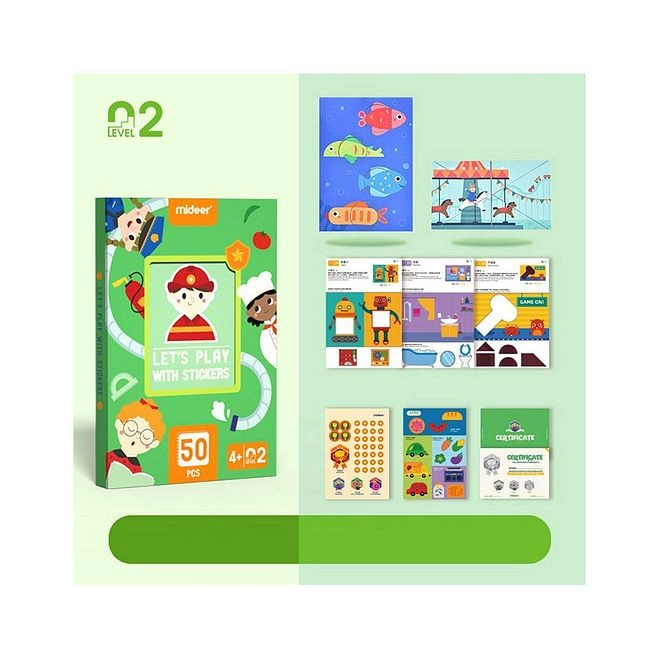 Let's Play With Stickers Sticker Book Level 2