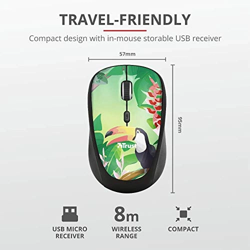 Yvi FX Wireless USB Mouse - Radio Frequency