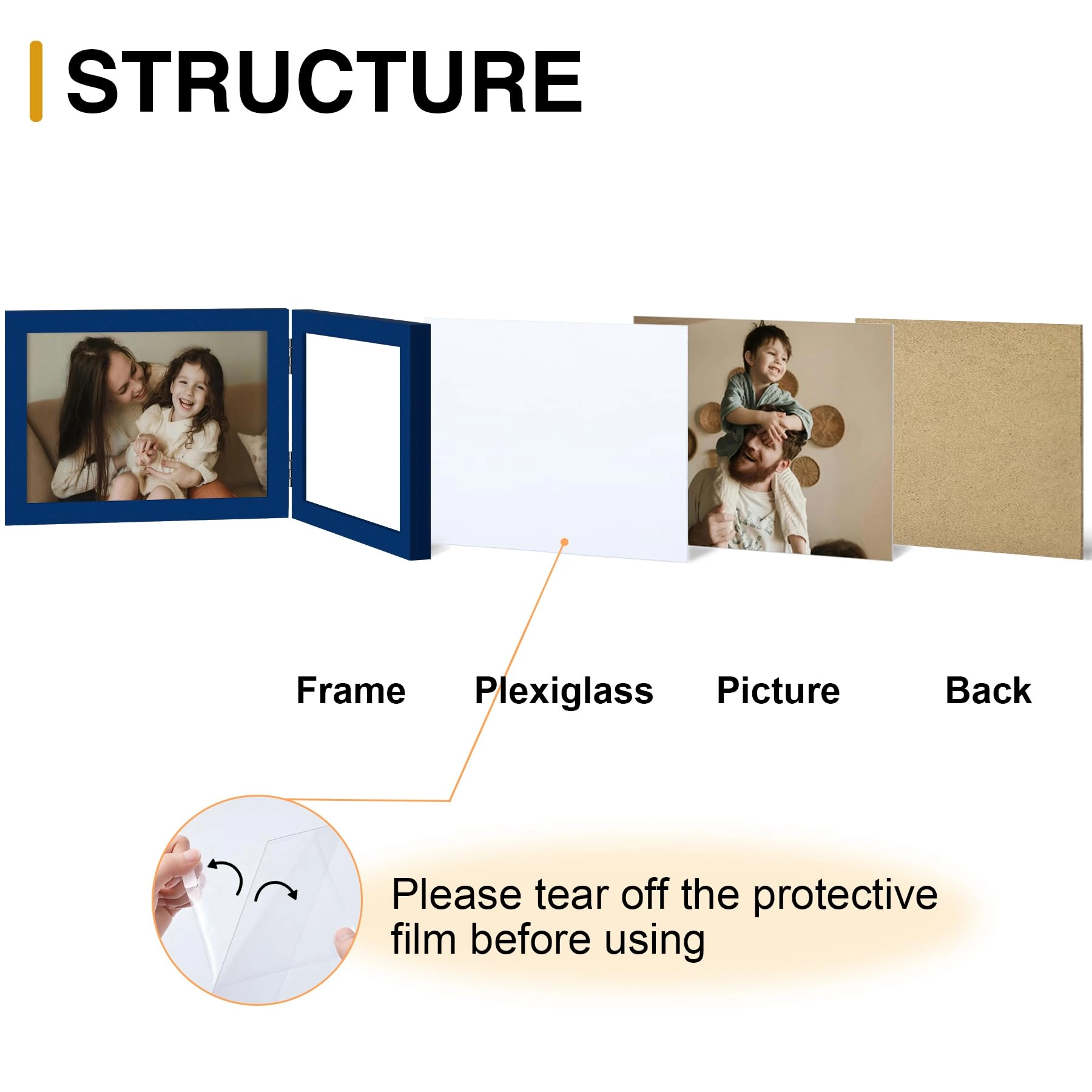 Double Picture Frame - 5x7 2