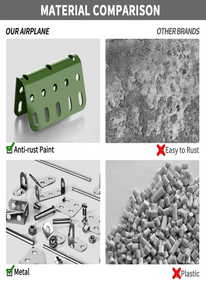 STEM Building Projects Model Airplane Set - Assembly Science Kit Educational Birthday Gift