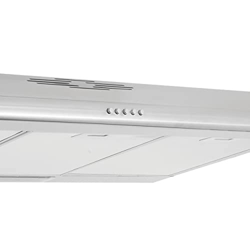 Builtin - Hoods - Stainless Steel 90cm Halogen Lights