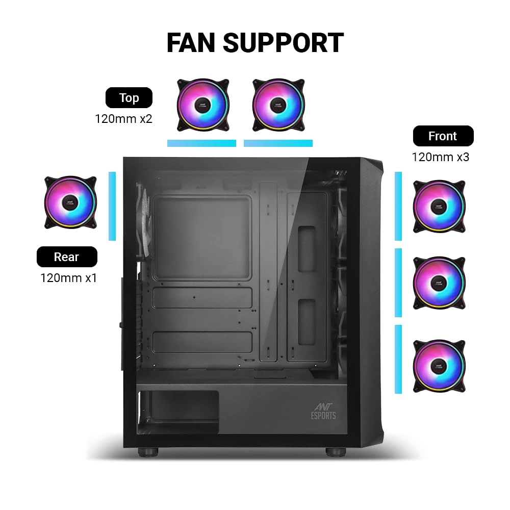 205 Air - Tempered Glass Side Panel Mid Tower