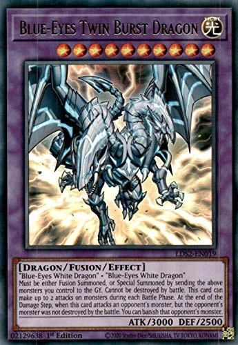 Blue-Eyes Twin Burst Dragon LDS2-EN019 - English 1st Edition