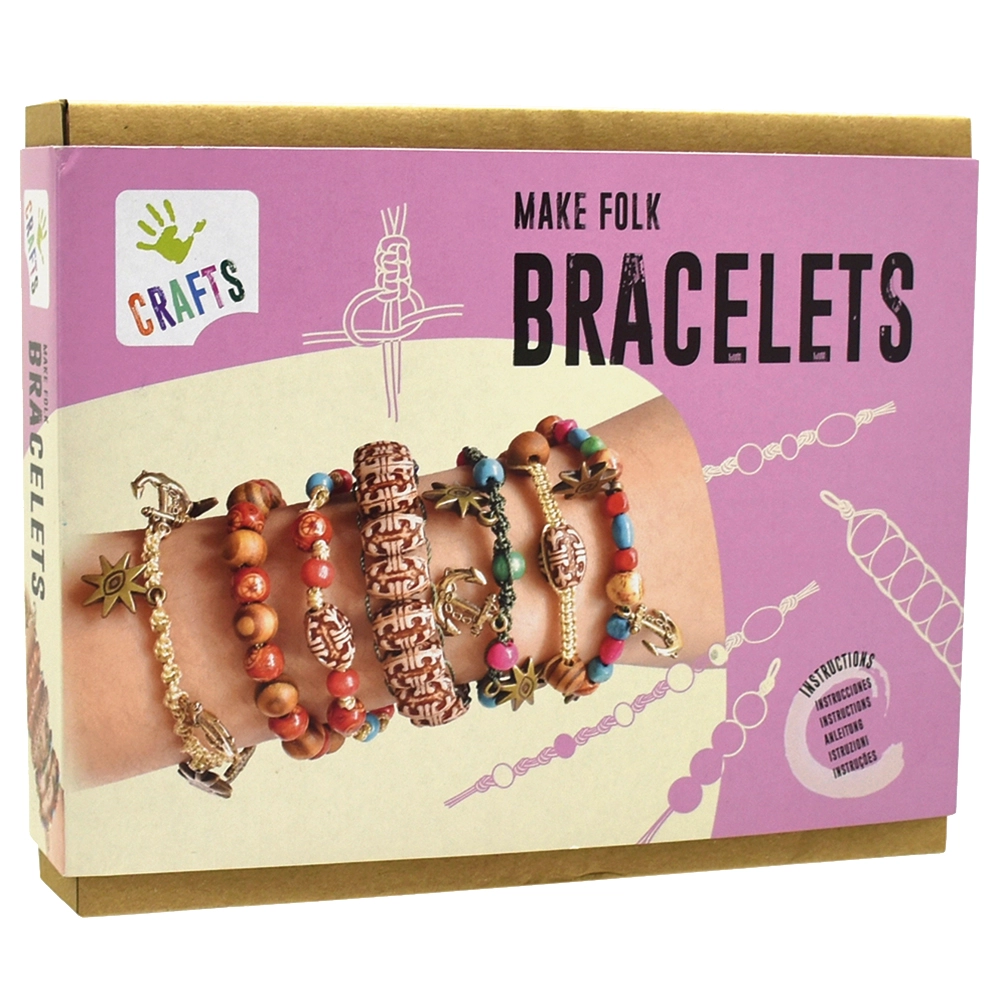 ANDREU Toys Make Folk Bracelets - Kit Suitable for 6 years and above