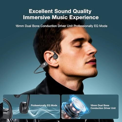 Bone Conduction Headphones Wireless Headphone