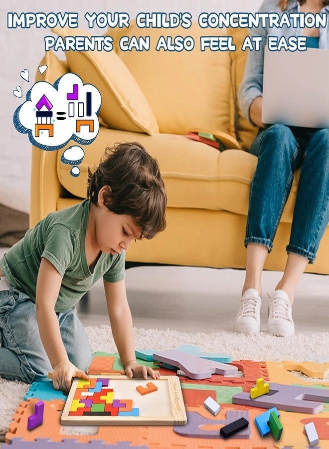 Montessori Wooden Puzzle Board - 2+ Years 4 pieces