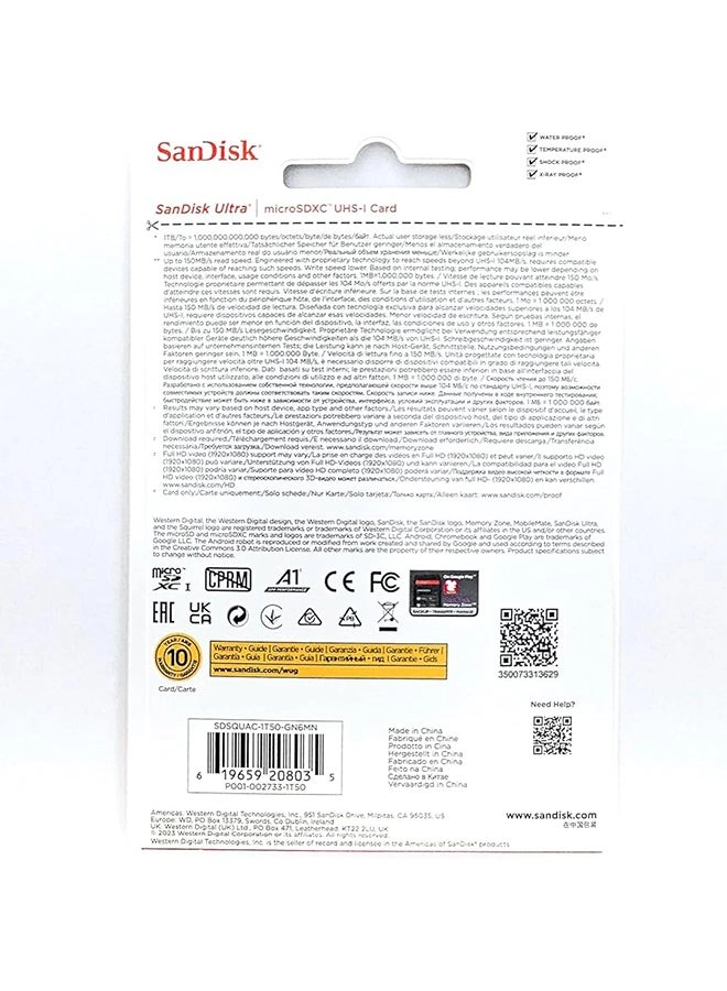 Ultra MicroSDXC UHS-I 1.5TB
