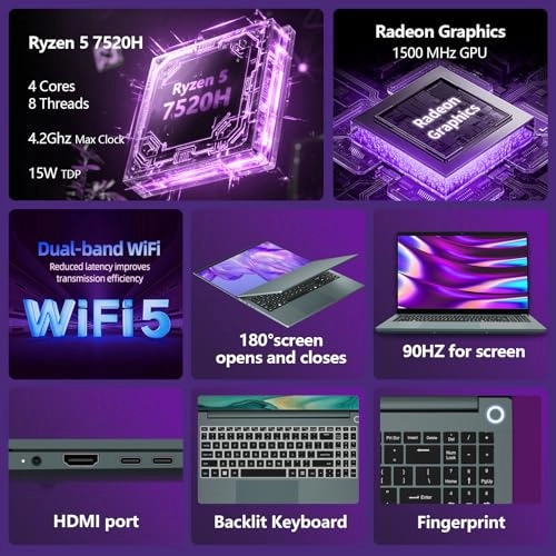 A1 - 15.6'' Ryzen 5 7430U 16GB DDR4 512GB SSD