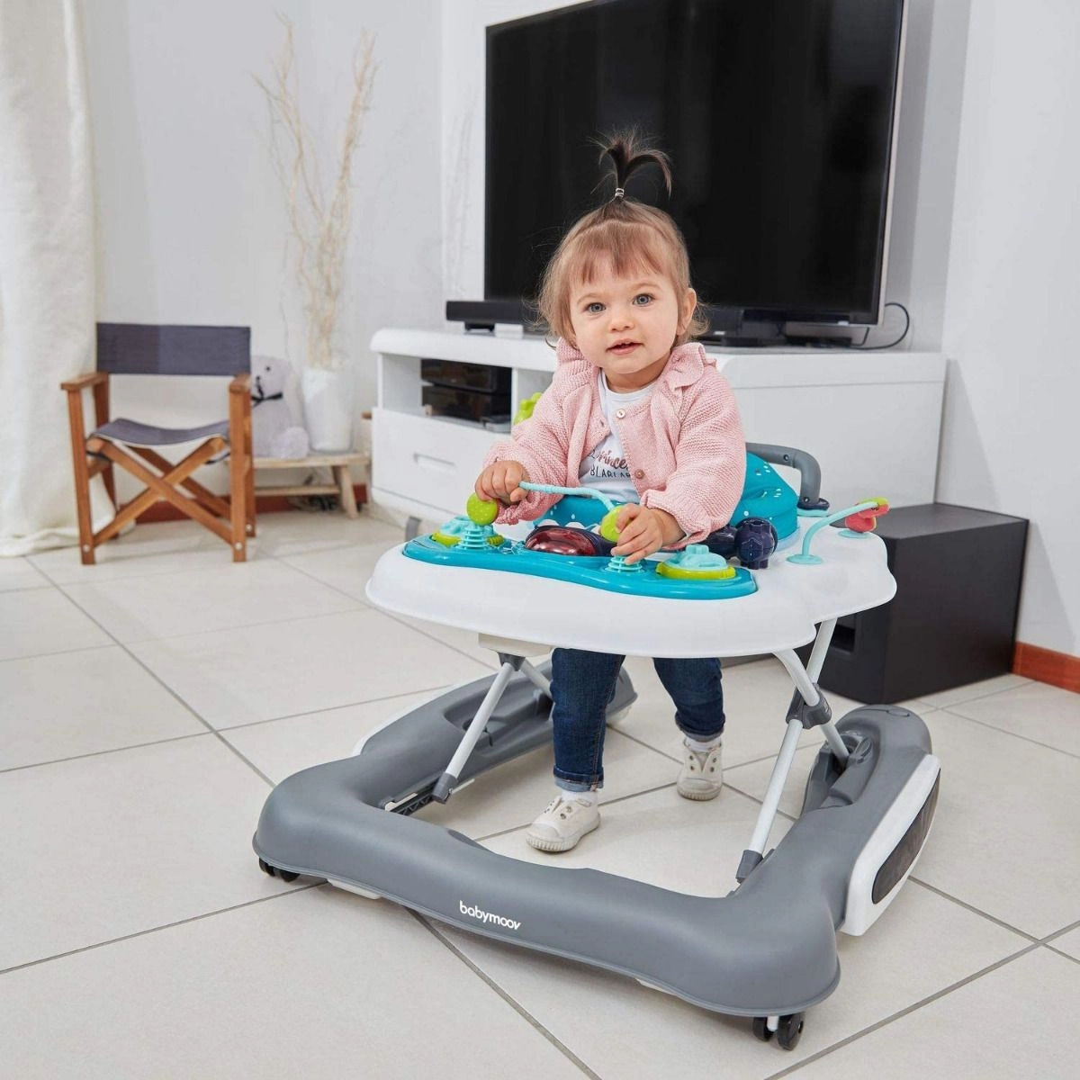 5 in 1 Baby Walker - 6 months Light Blue