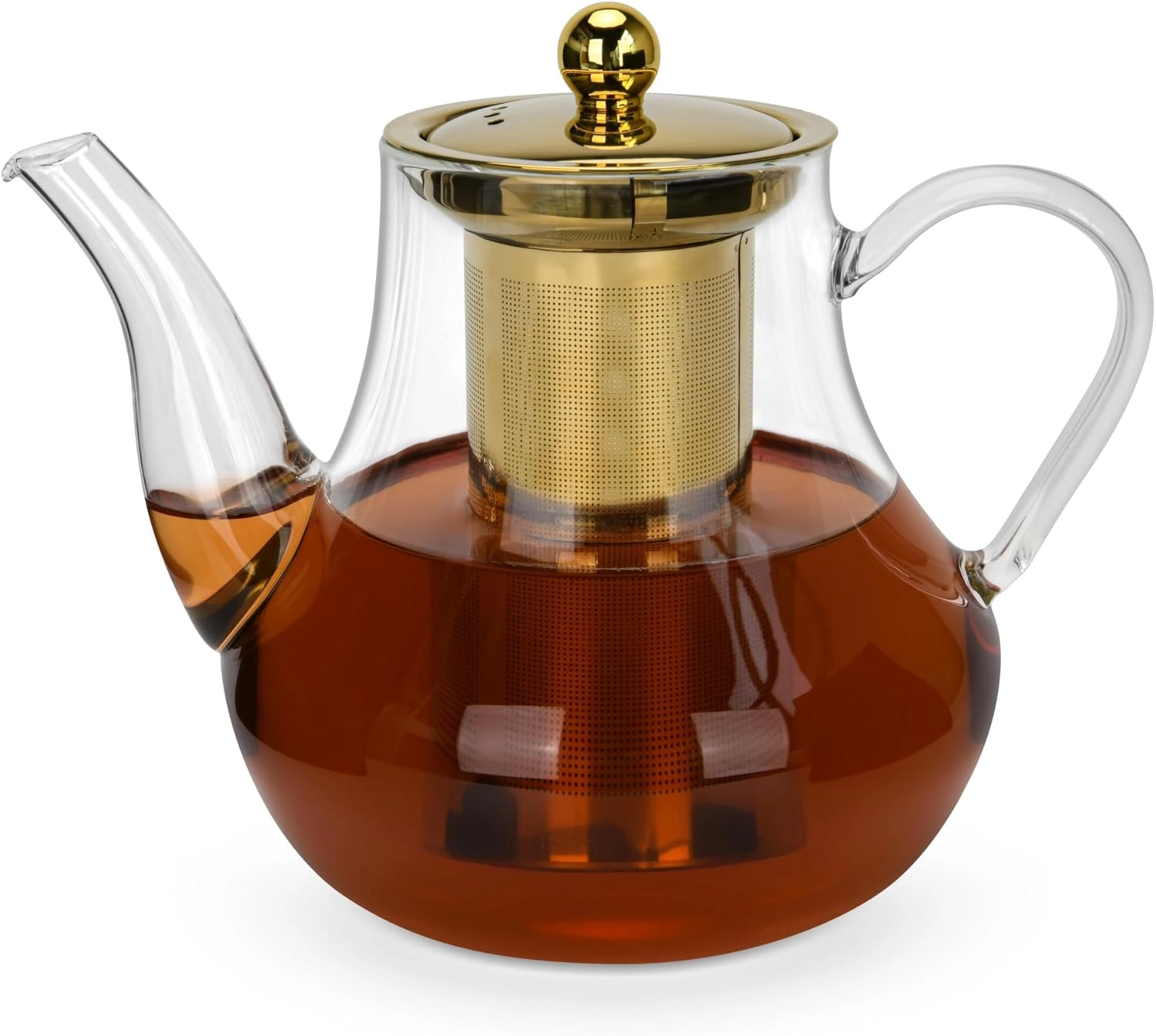 FISSMAN KITCHENWARE Tea Pot - borosilicate glass 1200ml