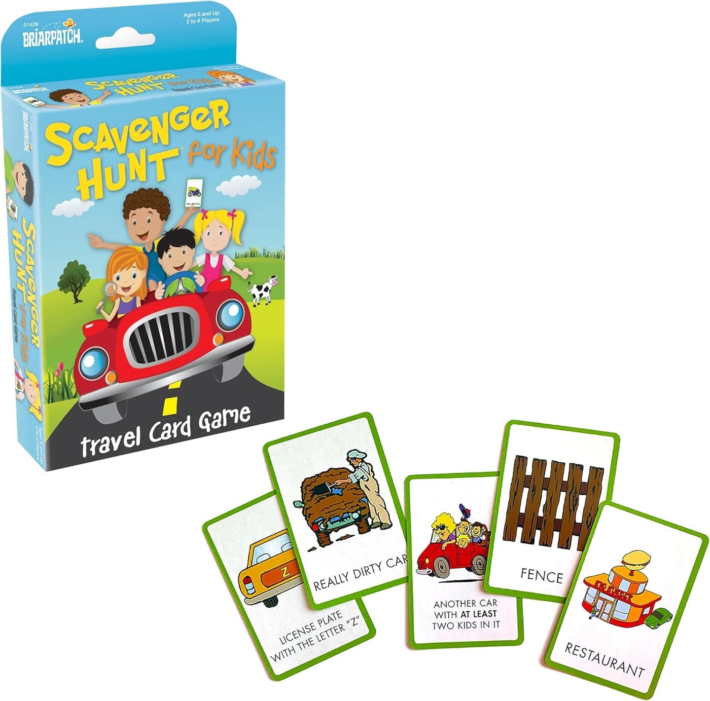 Briarpatch Travel Scavenger Hunt Card Game - 54 scavenger hunt cards Ages 7 and Up