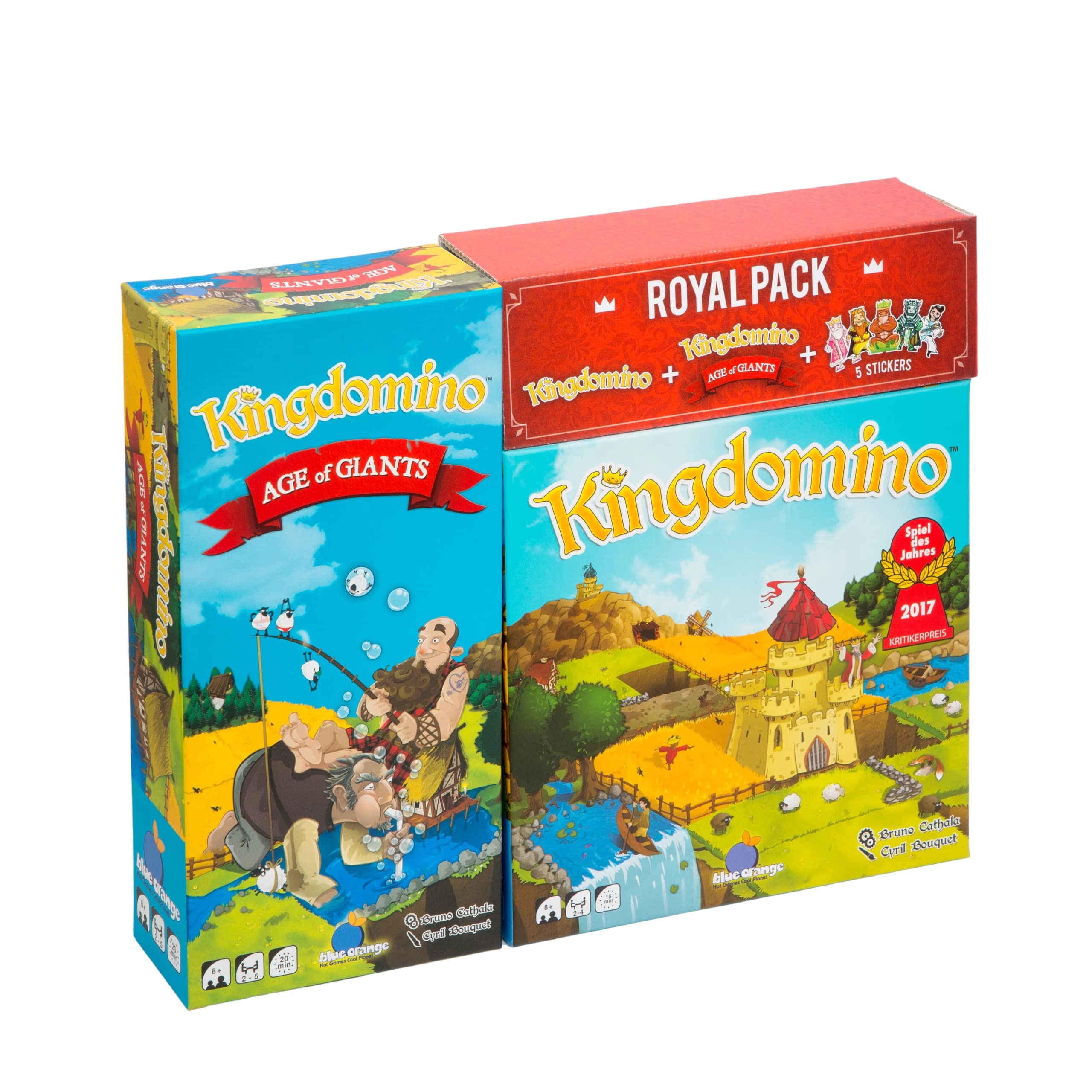 Blue Orange Kingdomino + Kingdomino: Age of Giants (French)