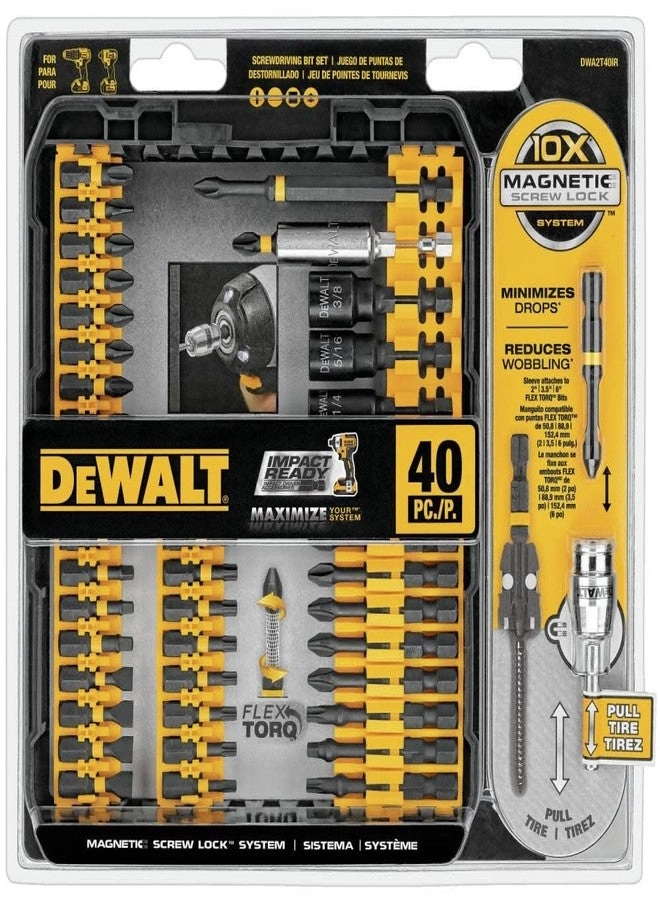 Screwdriver Bit Set - 40-Piece