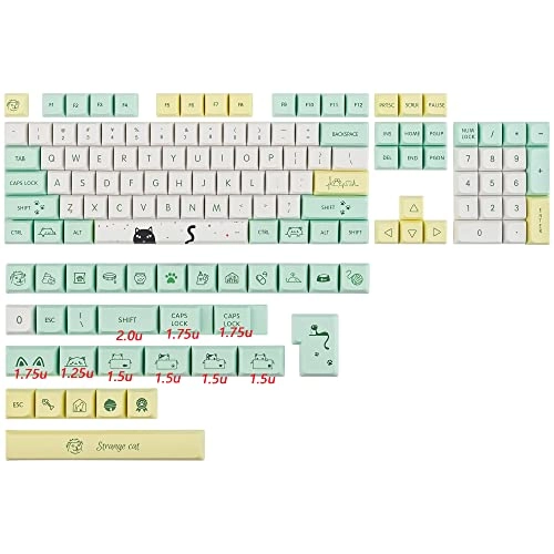 Weird Cat XDA Key Cap Set