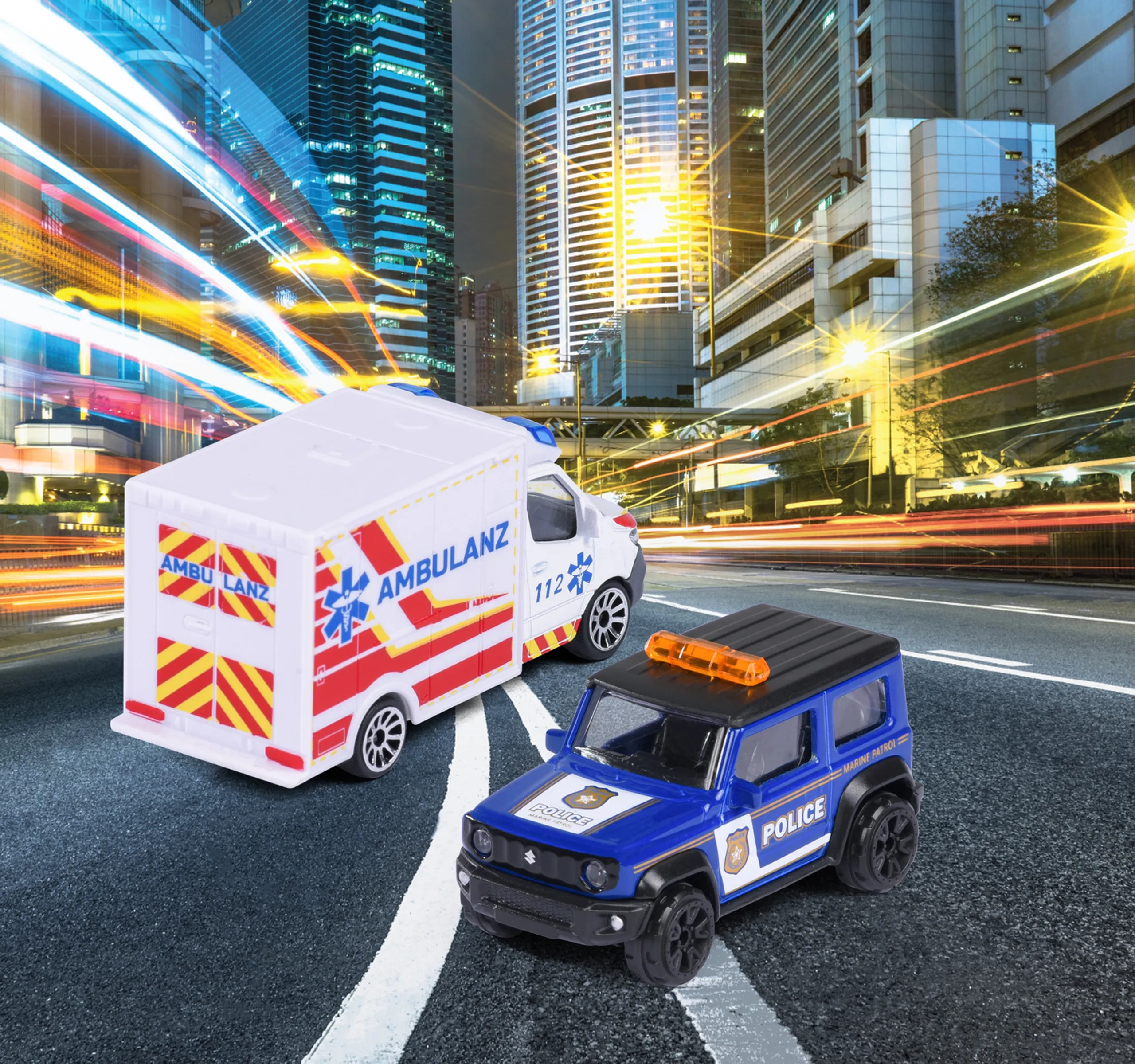 Rescue Vehicle - 1:64 3pcs Set