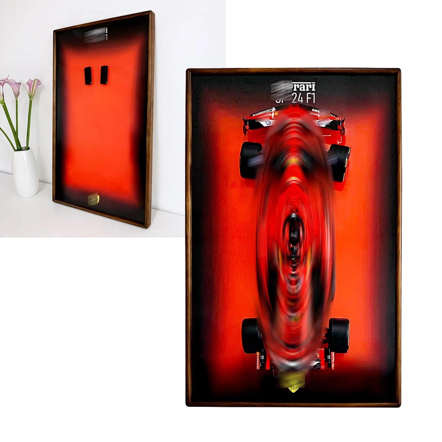 Generic Display Frame - LEGO Technic 42207 SF24 F1 50X80 cm Wall-Mounted