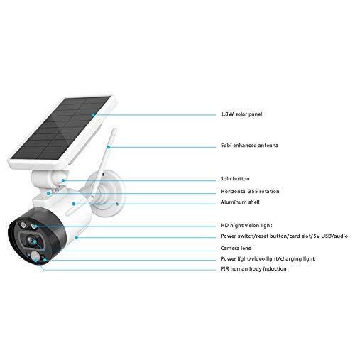 Solar Wireless Remote Surveillance Camera 5MP