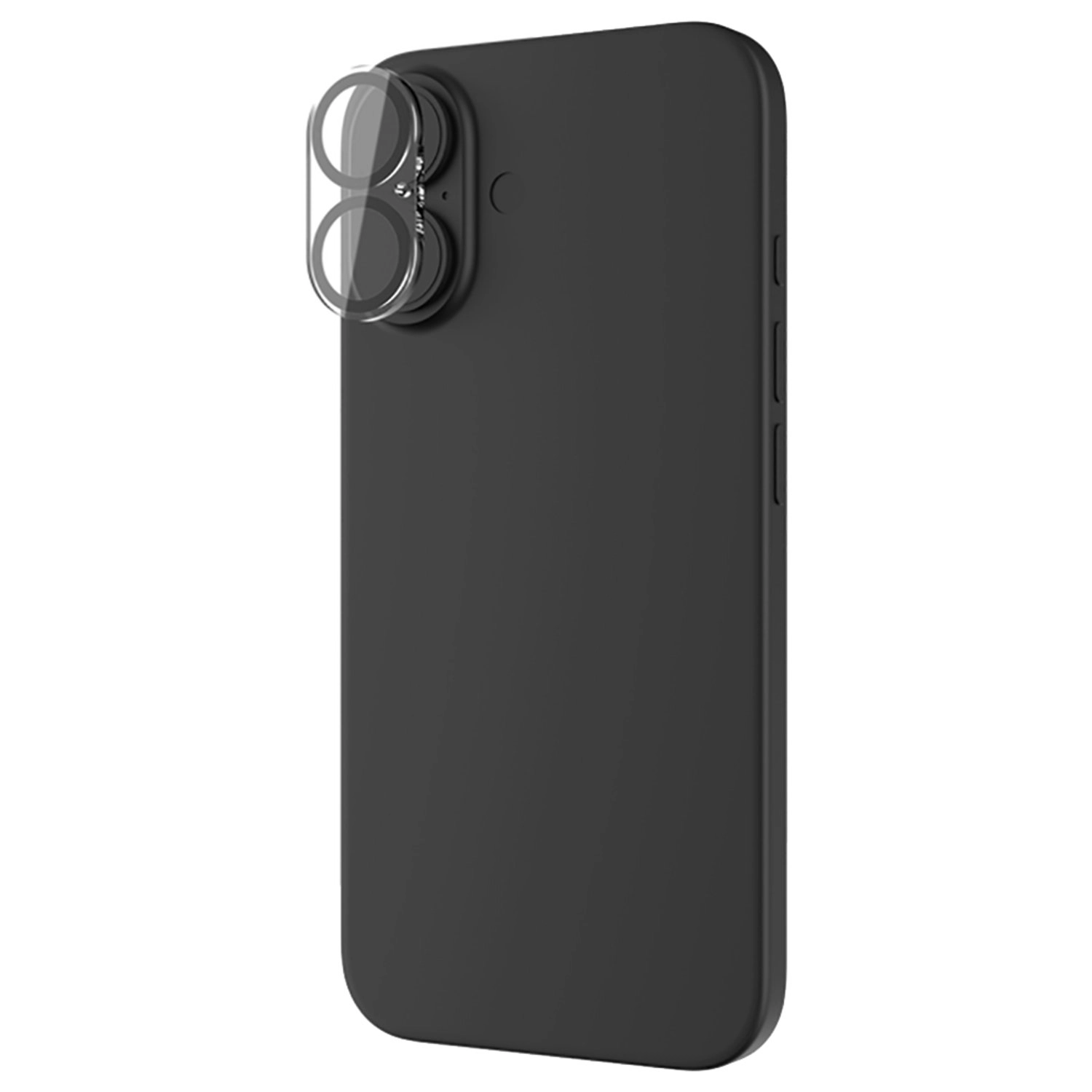 Anti-Glare Tempered Glass Camera Lens Protector for iPhone 16/iPhone 16 Plus