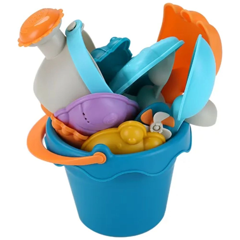Baby Beach Sand Play Set - 10-Piece Bucket Shovel Rake