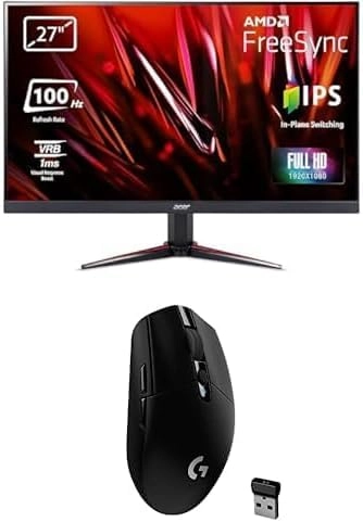 Acer VG270 UEbmiipx - 27 inch 1920 X 1080 + G305 - Lightspeed Wireless HERO Sensor