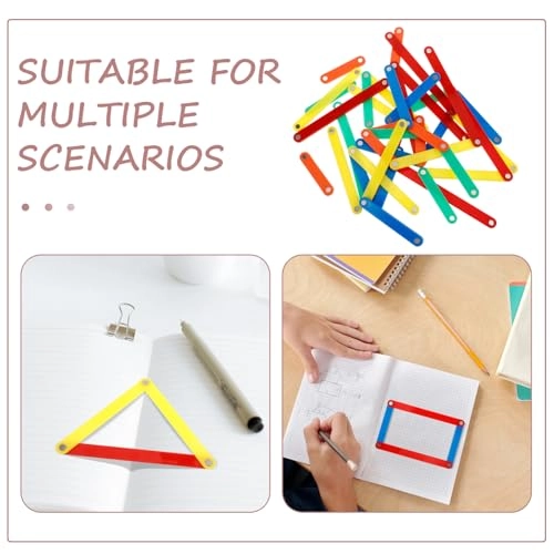 Geometric Magnetic Building Sticks - 15 years and up 50 pieces